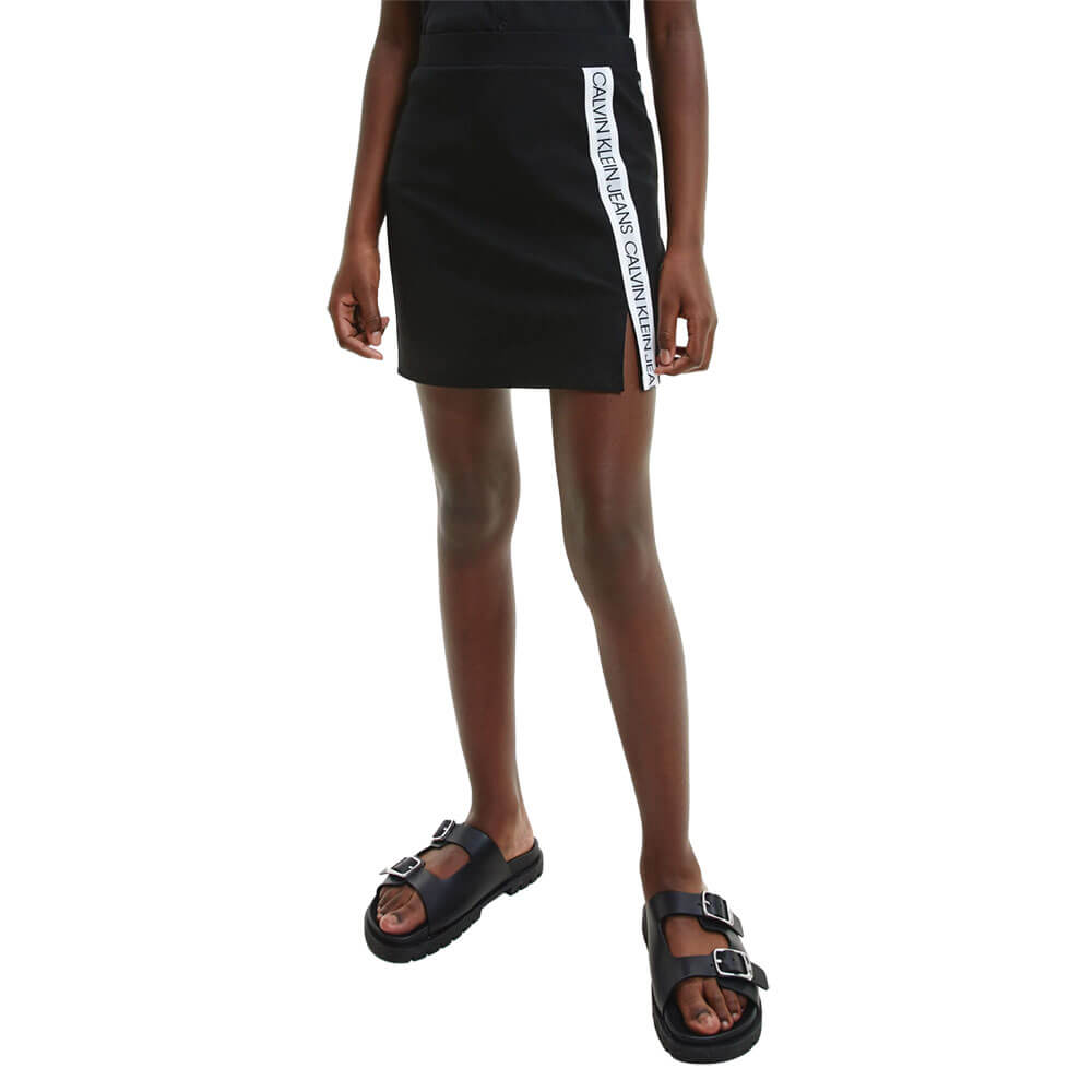 חצאית קלווין קליין Logo Tape Punto Skirt ילדים