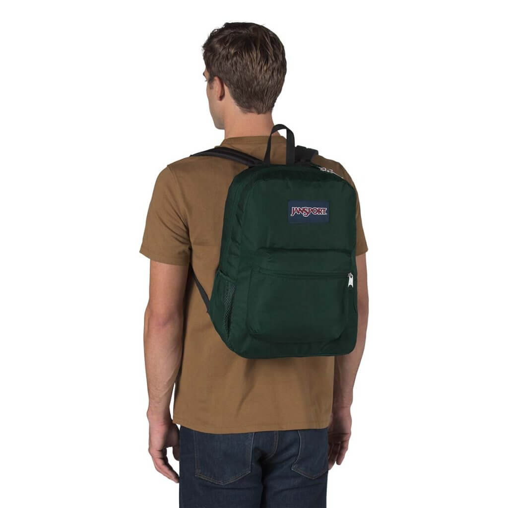 תיק גב ג'נספורט עם כיס לבקבוק Cross Town