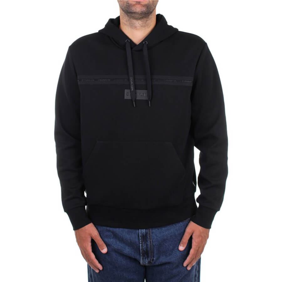 סווטשירט קפוצ'ון קלווין קליין Modern Tape Hoodie גברים