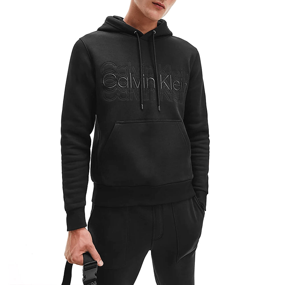 סווטשירט קפוצ'ון קלווין קליין Multi Logo Hoodie גברים