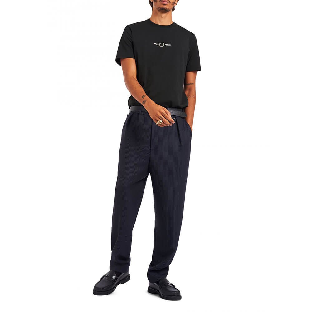 חולצת טישרט פרד פרי קצרה Embroidered גברים