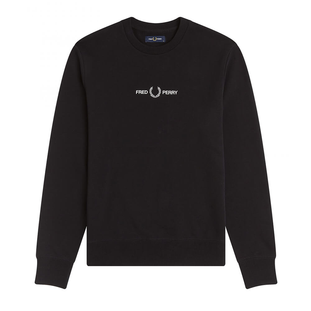 סווטשירט פרד פרי Embroidered גברים