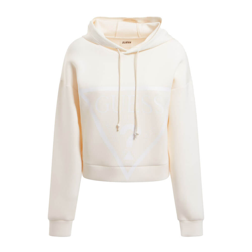סווטשירט קפוצ'ון Guess נשים Alisa Hooded Sweatshirt