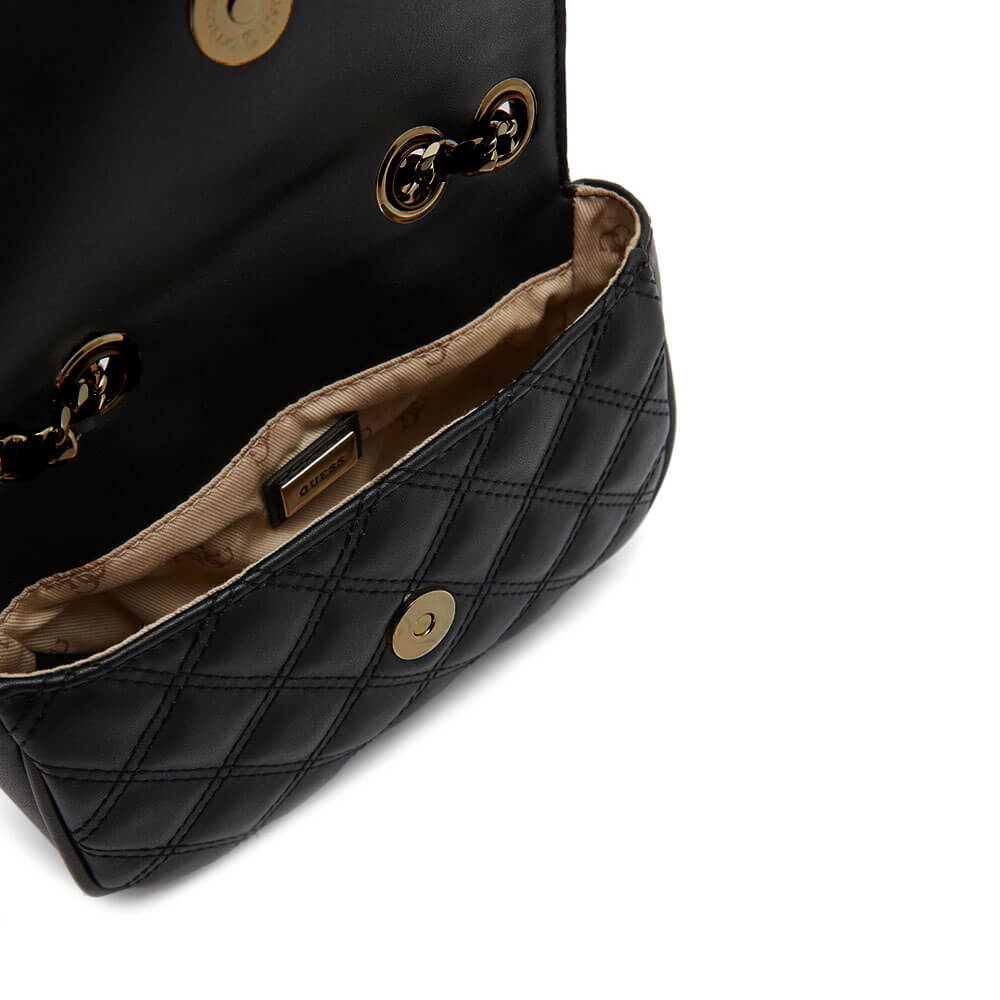 תיק צד Guess נשים Cessily Quilted Mini Crossbody