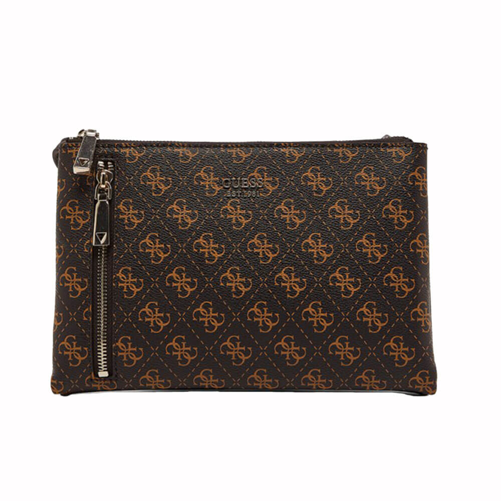 תיק צד Guess נשים Naya Double-Zip Crossbody