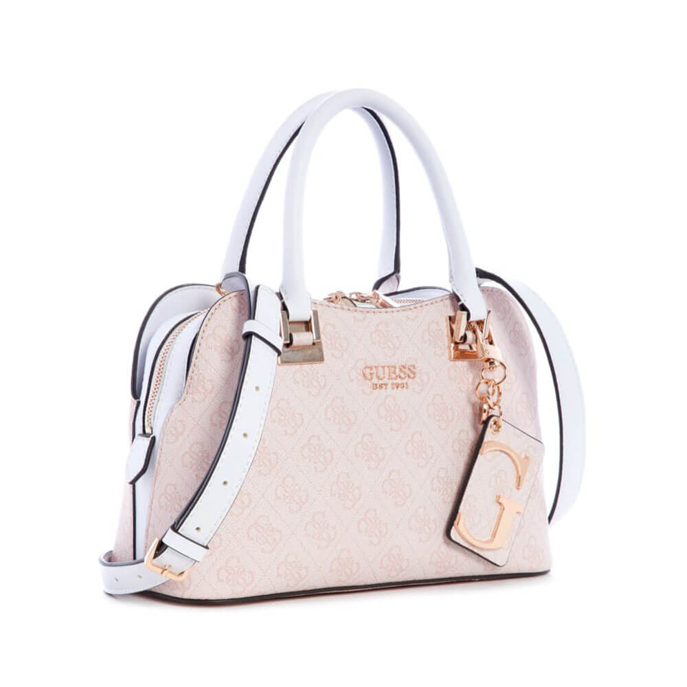 תיק נשיאה GUESS נשים Mika Small Girlfriend Satchel