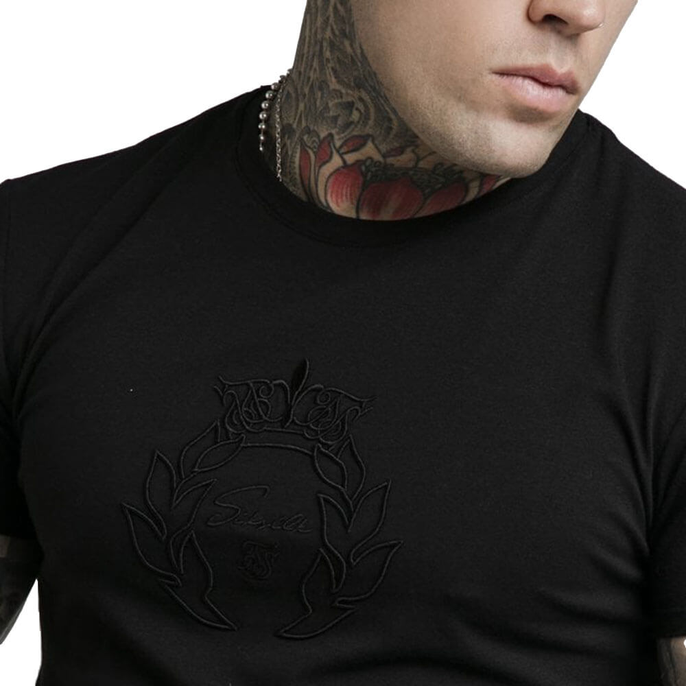 חולצת טישרט סיקסילק קצרה Prestige Embroidery Gym Tee גברים