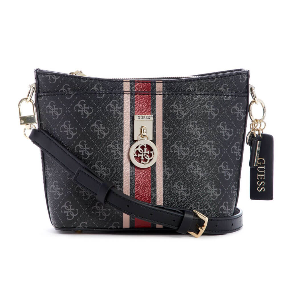 תיק נשיאה Guess נשים Jensen Crossbody Bucket Bag