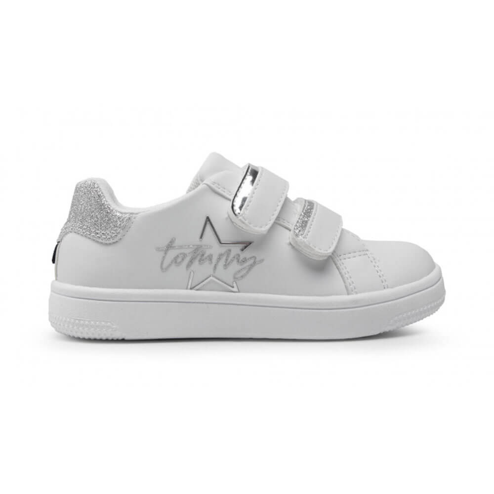 סניקרס טומי הילפיגר Low Cut Velcro Sneaker לילדים ונוער