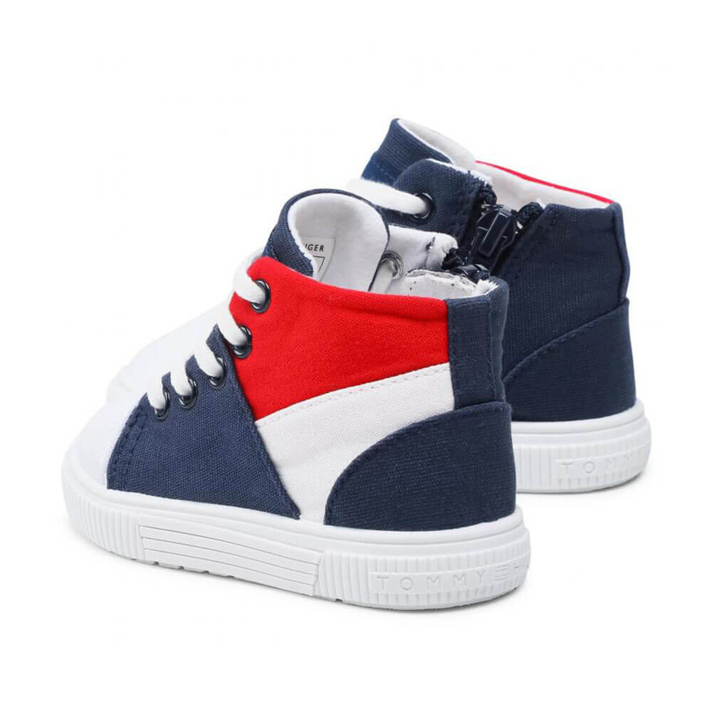סניקרס טומי הילפיגר High Top Lace-Up Sneaker לילדים