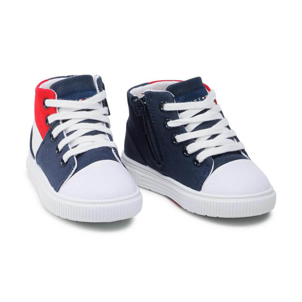 סניקרס טומי הילפיגר High Top Lace-Up Sneaker לילדים