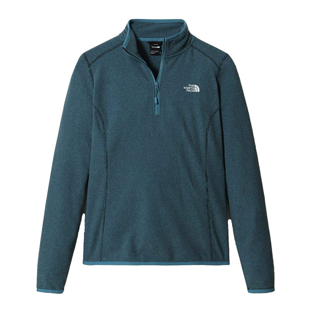 סווטשירט נורת פייס 100 Glacier 1/4 Zip Fleece נשים