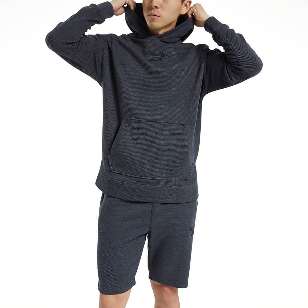 סווטשירט קפוצ'ון ריבוק Essentials Melange Hoodie גברים