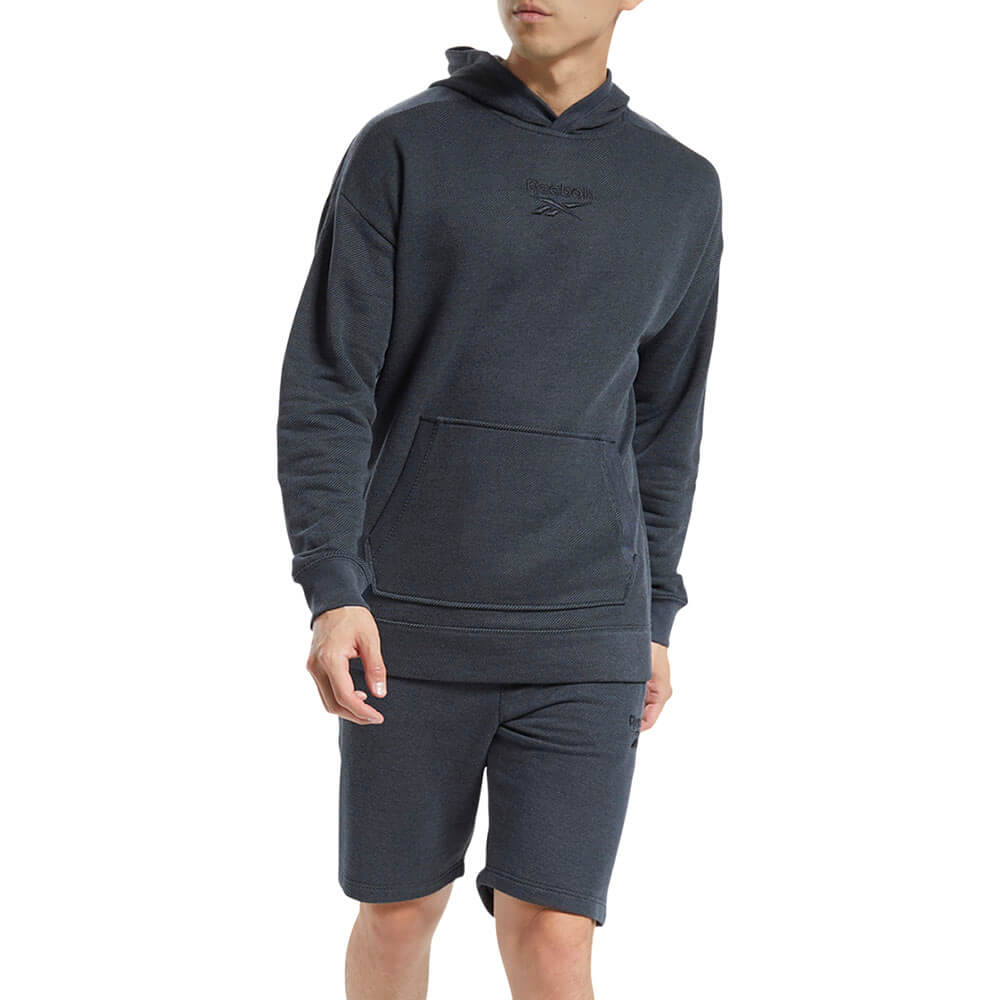 סווטשירט קפוצ'ון ריבוק Essentials Melange Hoodie גברים
