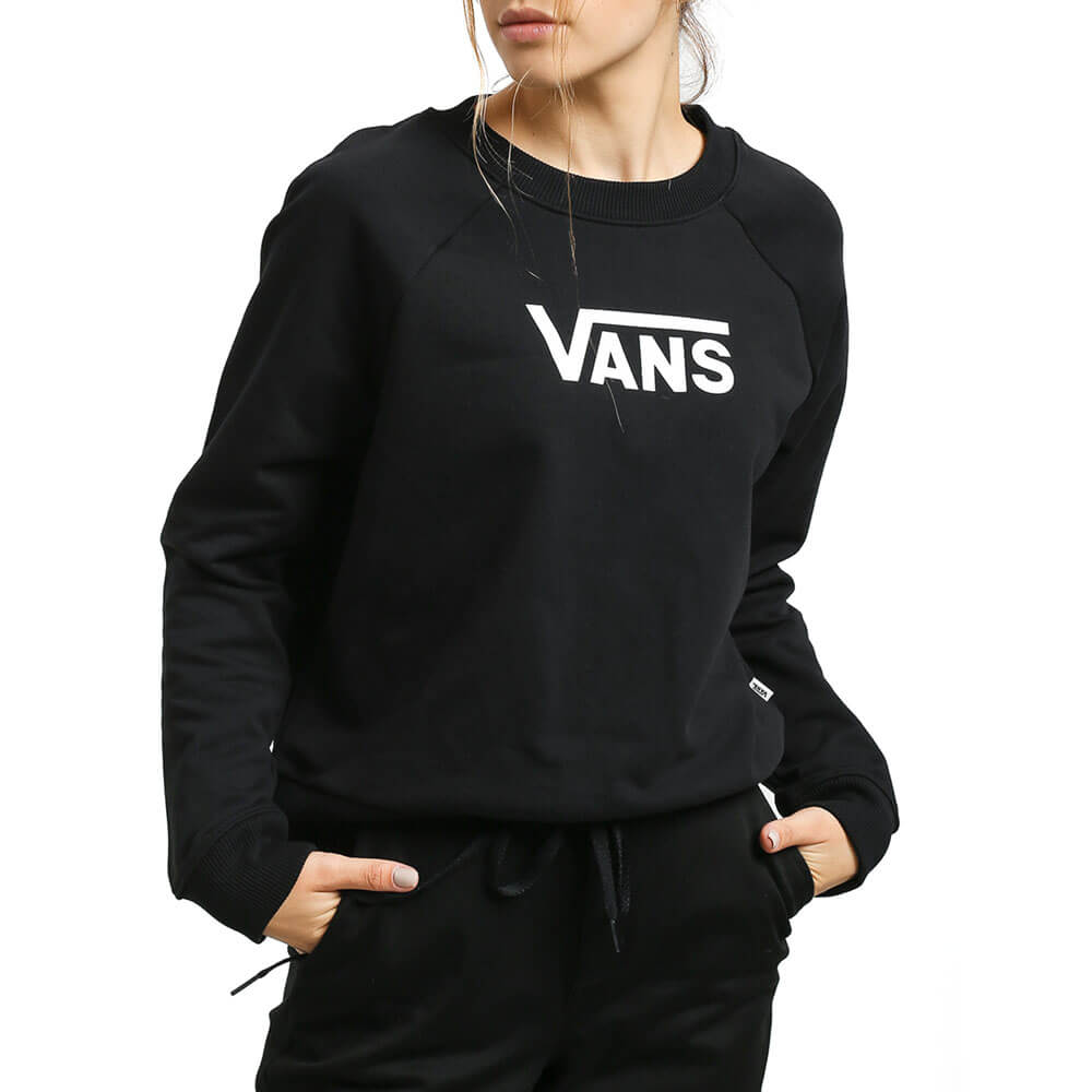 סווטשירט ואנס Flying V Boxy Crew Sweater נשים