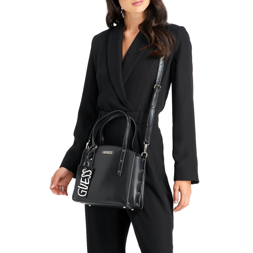 תיק צד GUESS נשים Tia Small Girlfriend Carryall