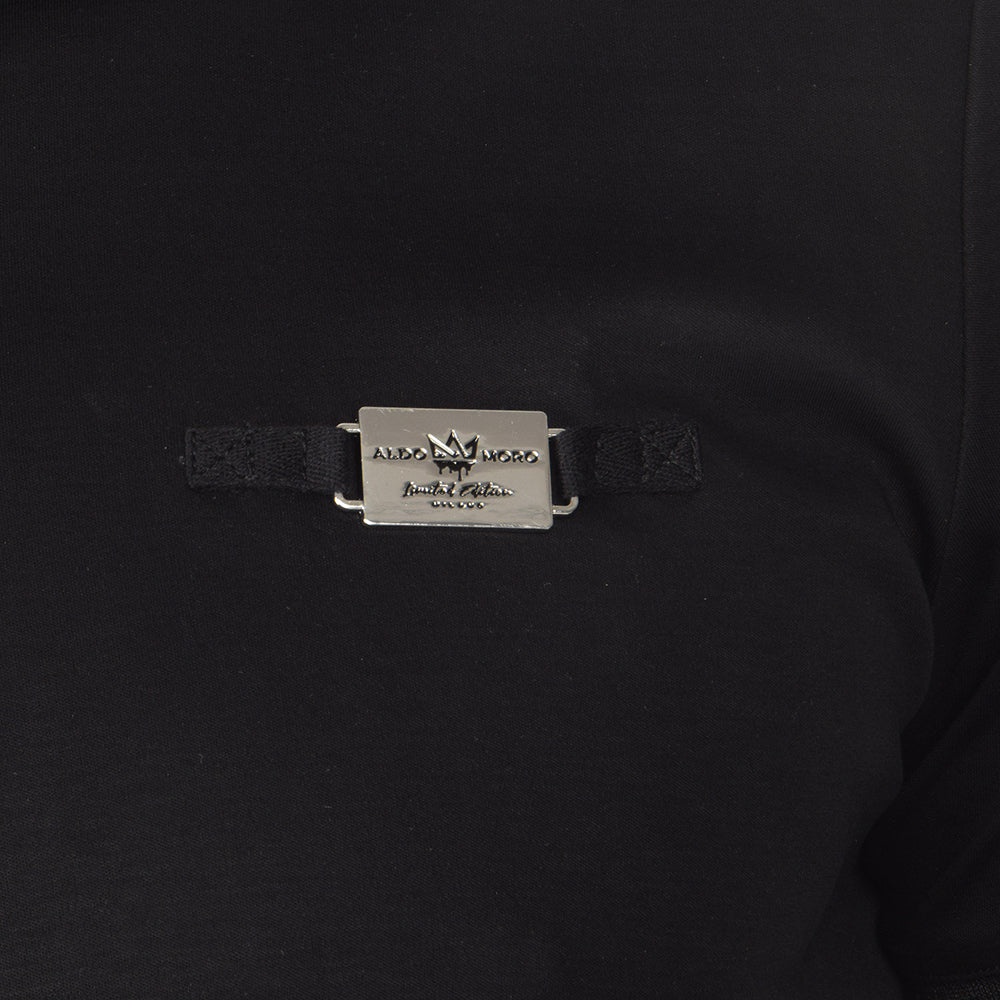 חולצת פולו אלדו מורו קצרה Zipper Logo גברים