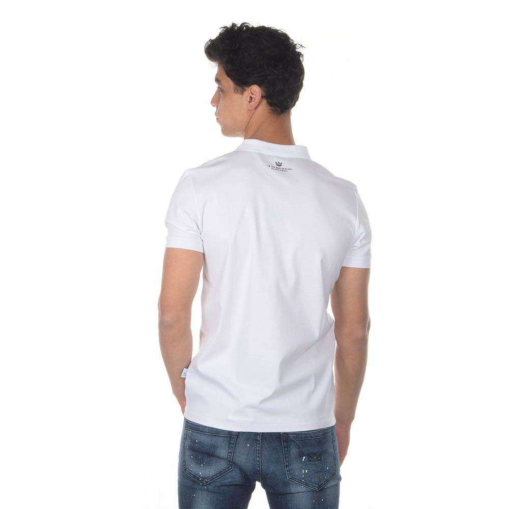 חולצת פולו אלדו מורו קצרה Zipper Logo גברים