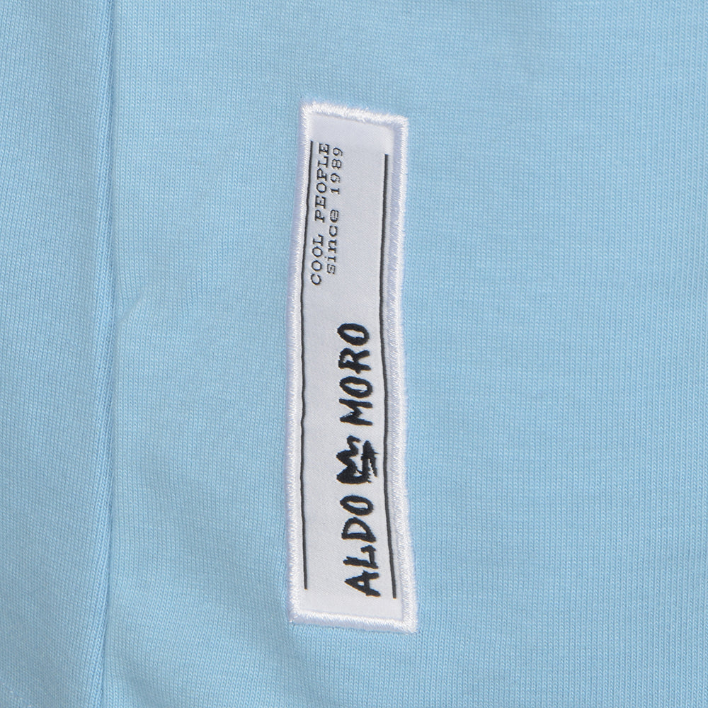 חולצת טישרט אלדו מורו קצרה Crown Embroidery גברים