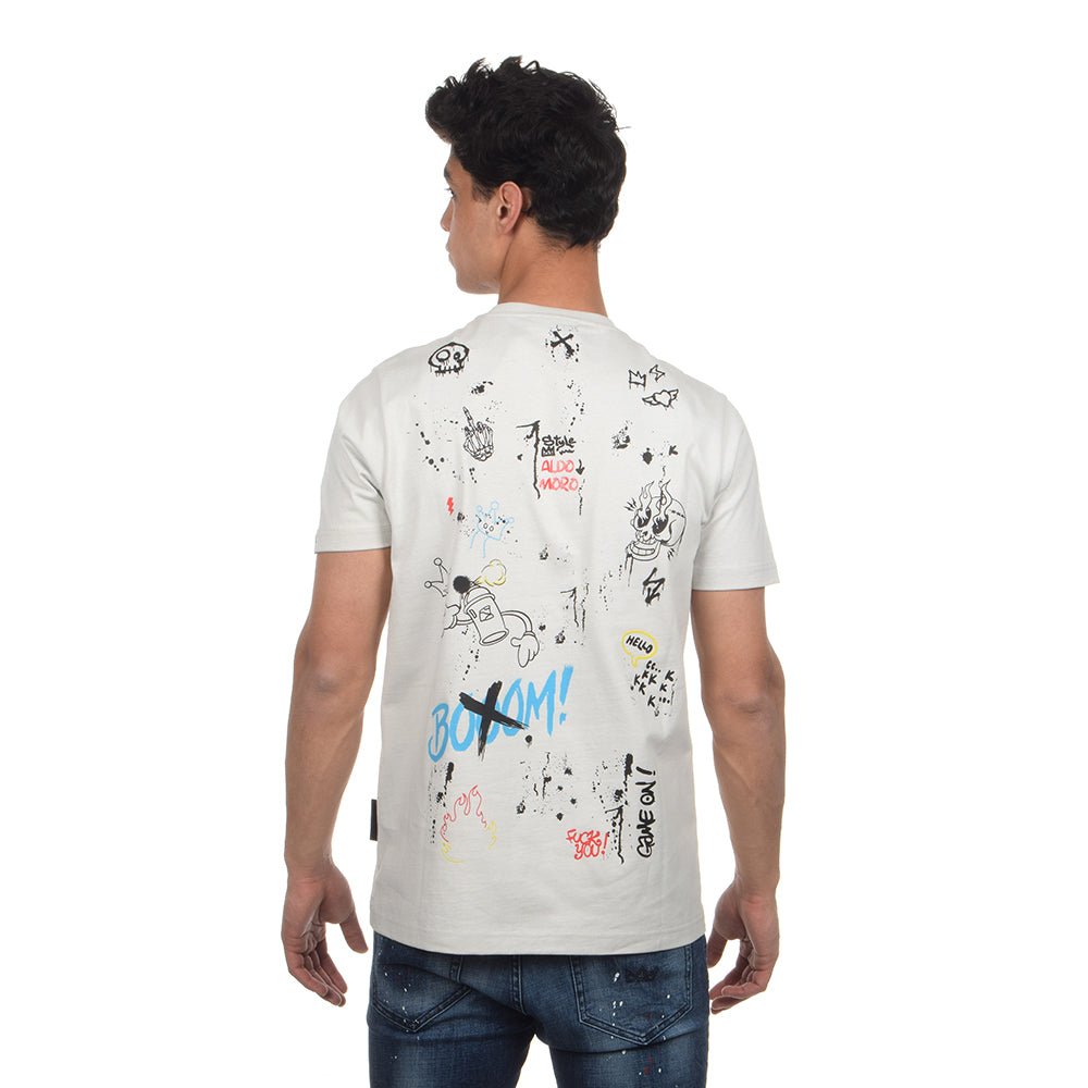 חולצת טישרט אלדו מורו קצרה Graffiti גברים