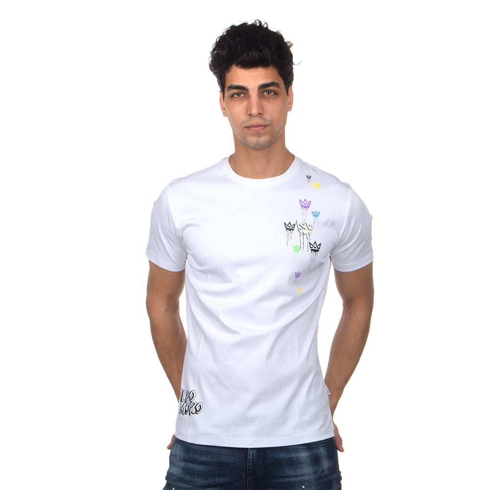 חולצת טישרט אלדו מורו קצרה Drip Crown גברים