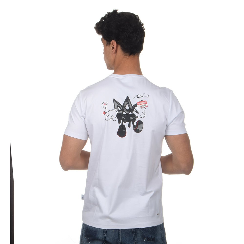 חולצת טישרט אלדו מורו קצרה Hexagon Crown גברים