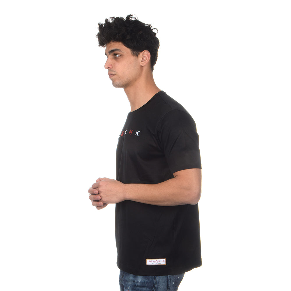 חולצת טישרט פול שארק קצרה MultiColor Logo גברים