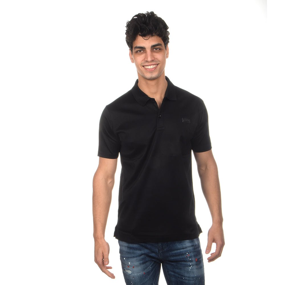 חולצת פולו פול שארק קצרה Logo Plate גברים
