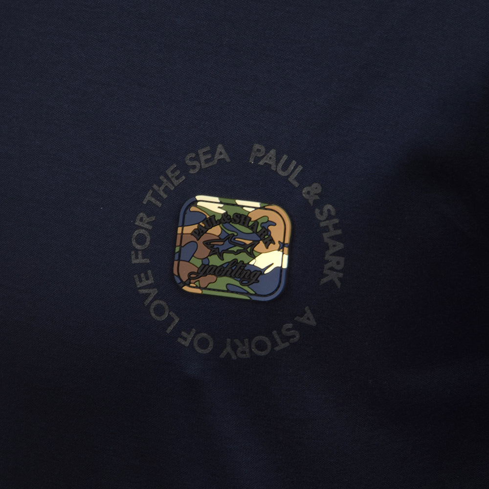 חולצת טישרט פול שארק קצרה Army Logo גברים