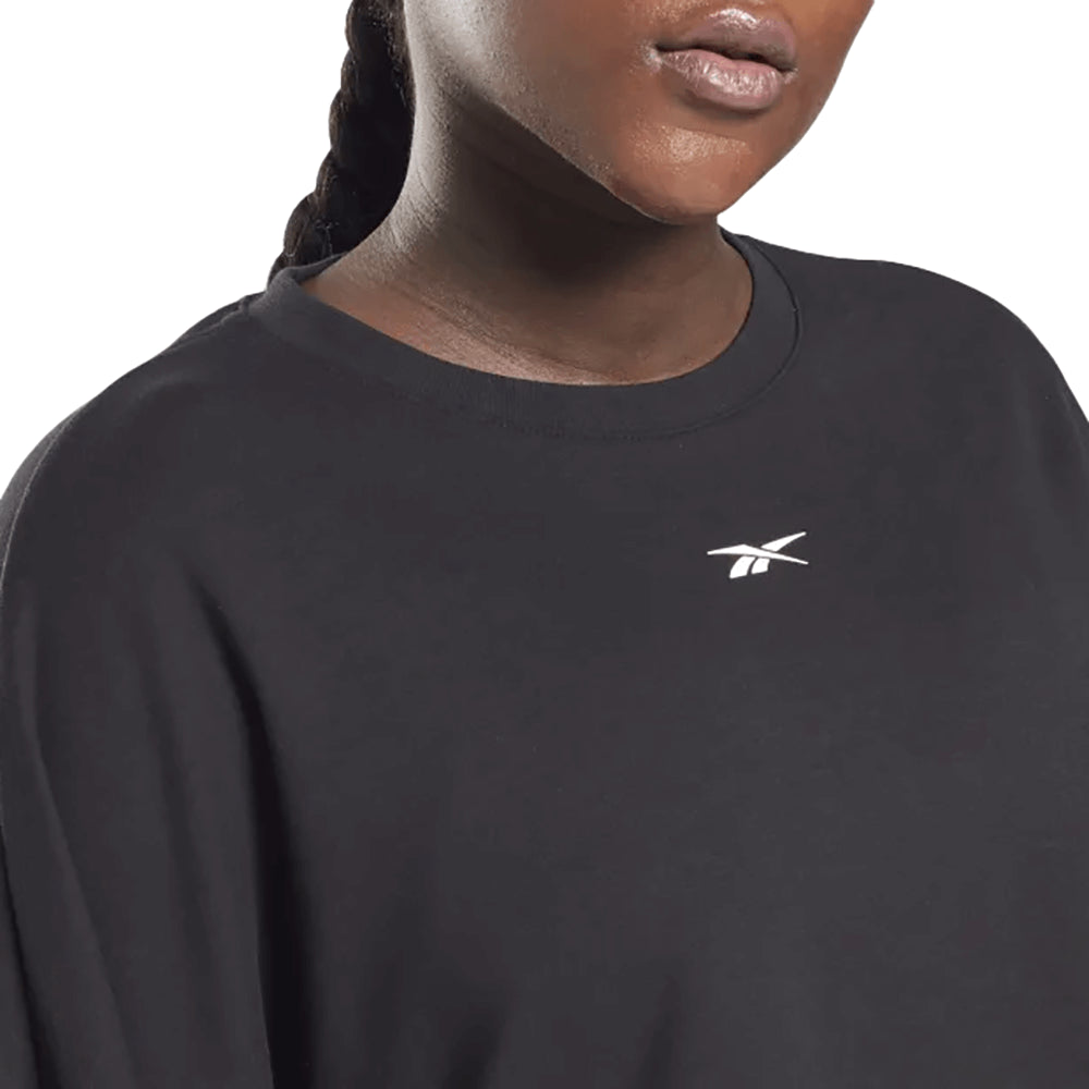 חולצת קרופ טופ ריבוק Studio Maternity Cropped Long Sleeve Top נשים