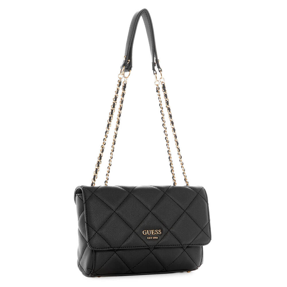 תיק צד Guess לוגו קטן מוזהב נשים