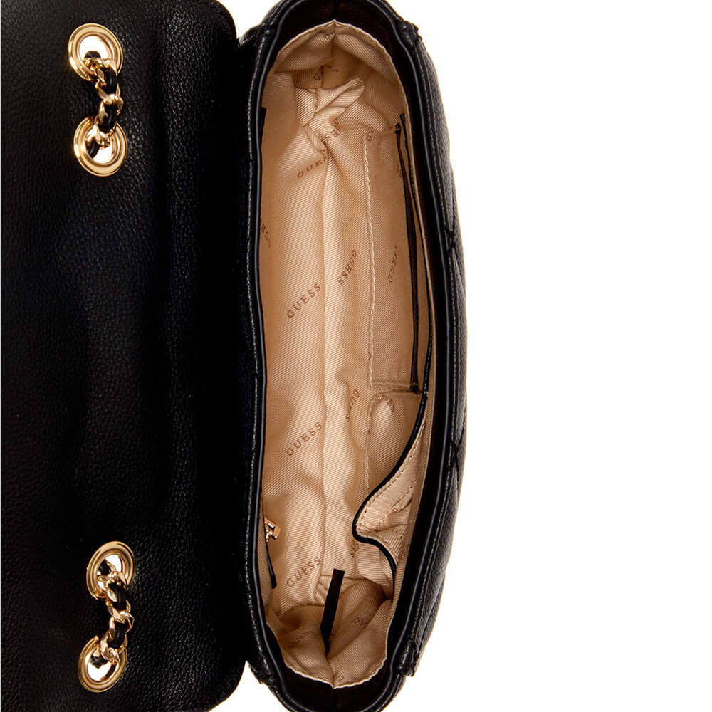 תיק צד Guess לוגו קטן מוזהב נשים