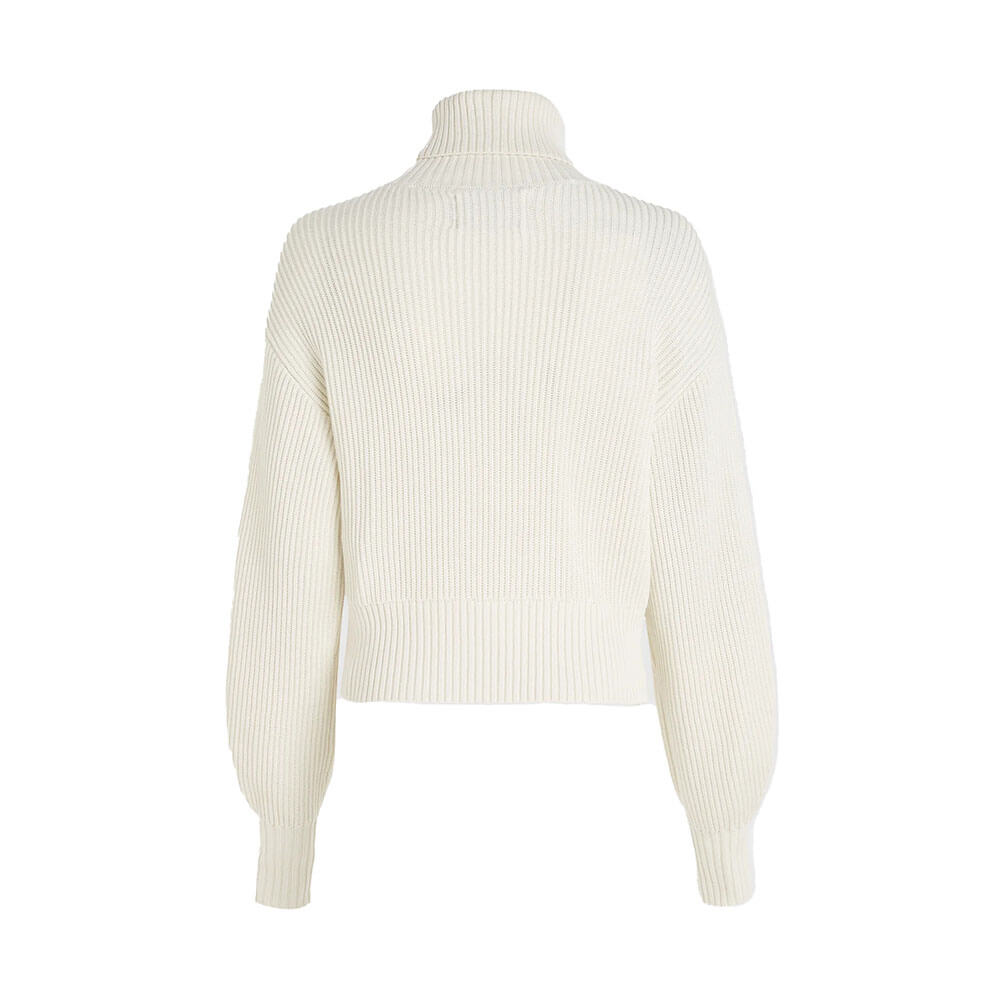 סריג ריב עם לוגו קלווין קליין נשים