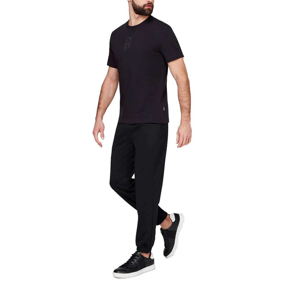מכנס ארוך קלווין קליין Comfort Knit Logo Tape גברים - ck-K10K108154-BEH-XS