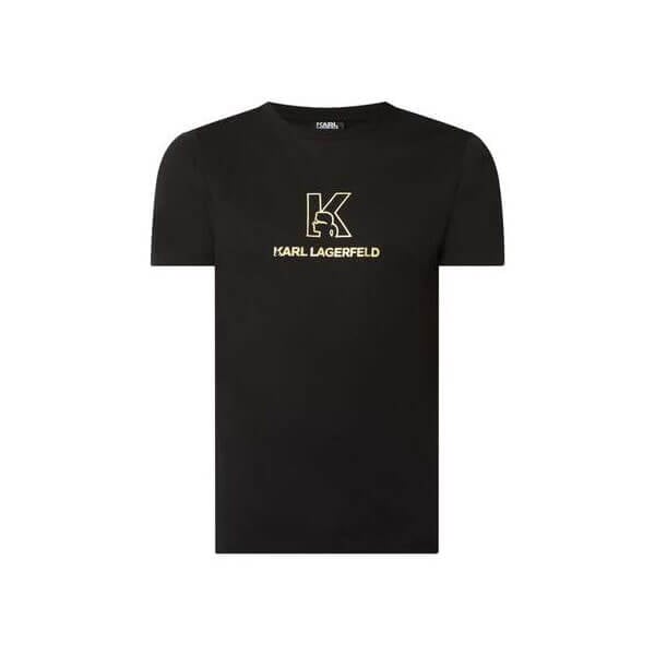 חולצת טישרט קרל לגרפלד קצרה K Logo גברים