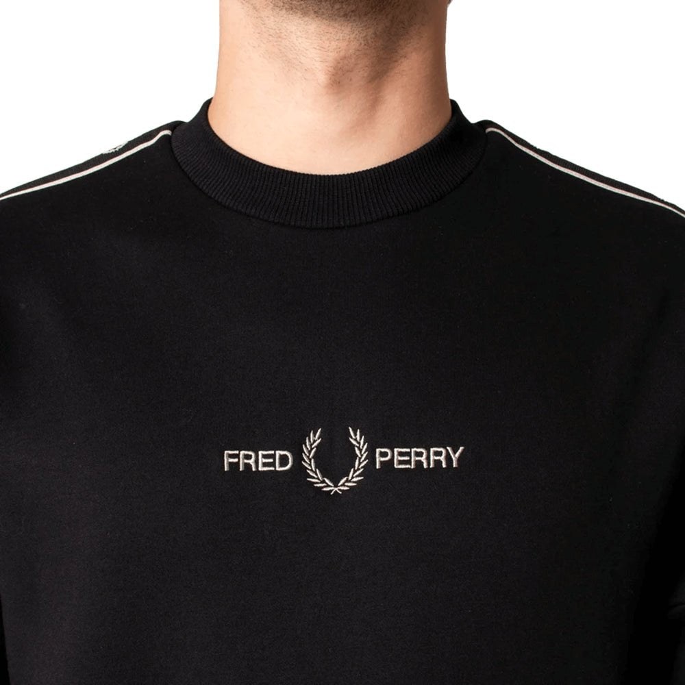 סווטשירט פרד פרי Track Tape Sleeve גברים