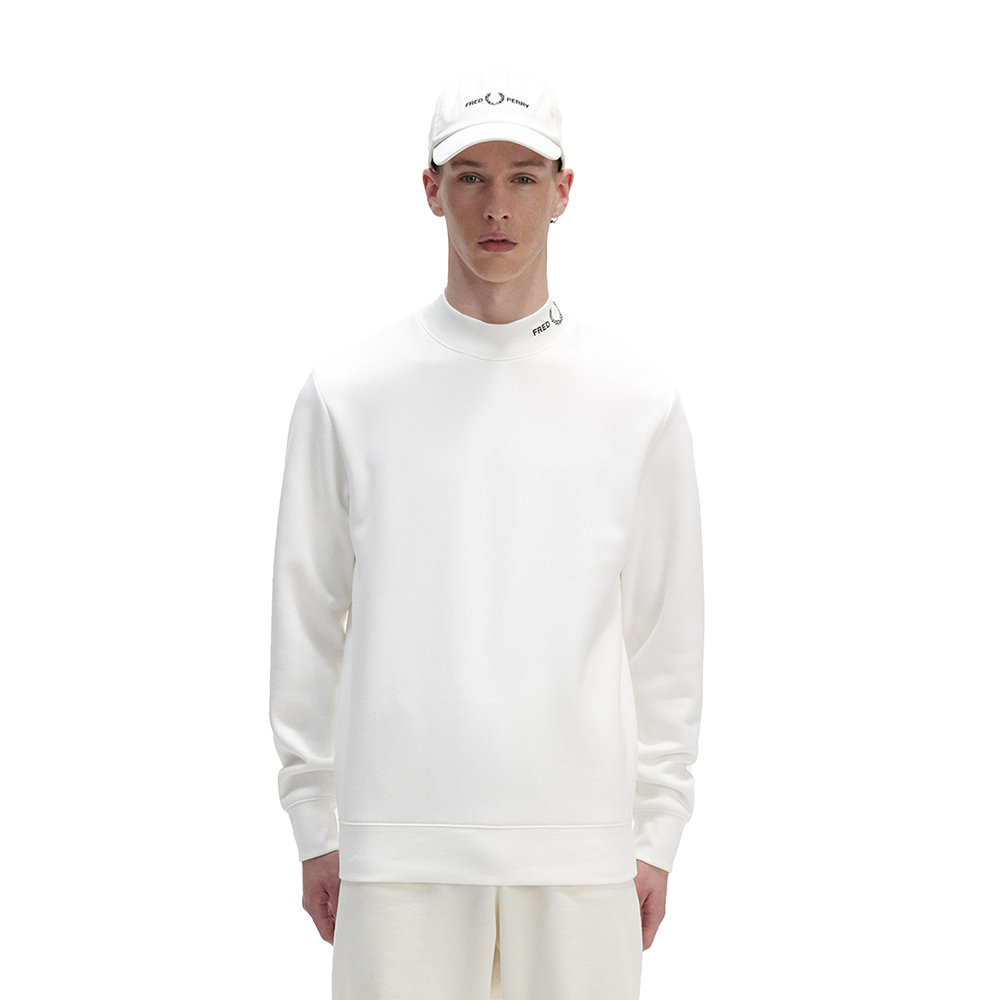 סווטשירט פרד פרי Neck Logo גברים