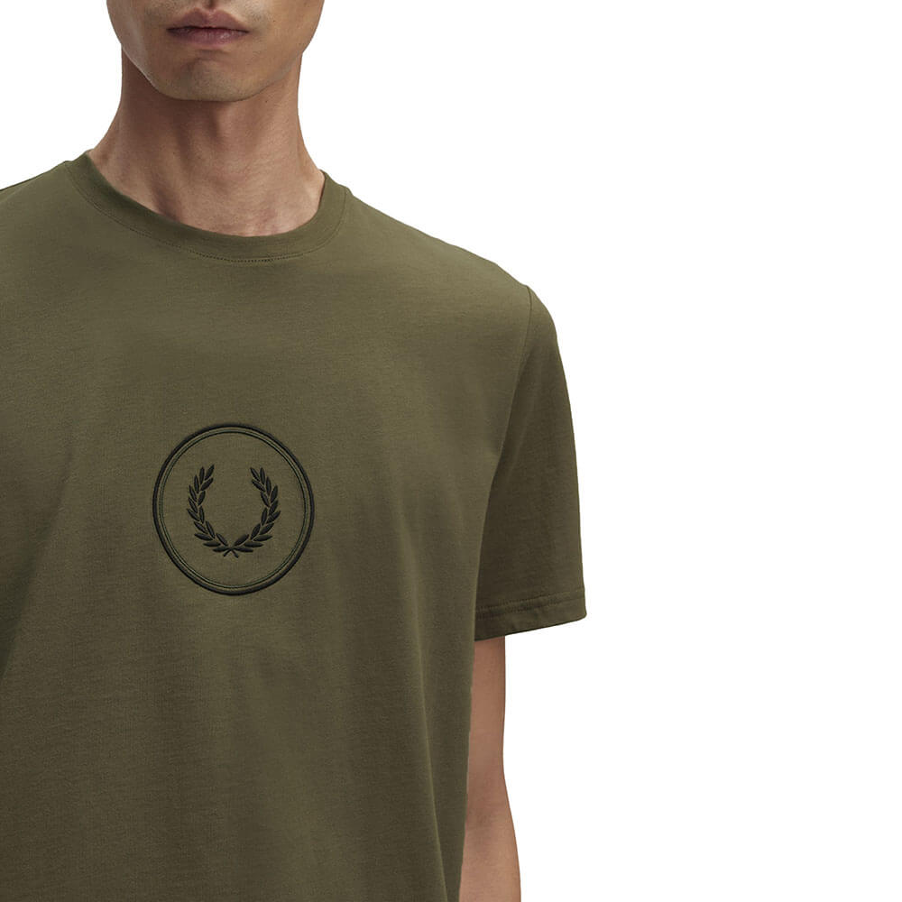חולצת טישרט פרד פרי קצרה Circle Branding גברים