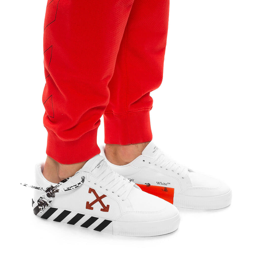 נעלי סניקרס אוף וויט Low Vulcanized בד גברים