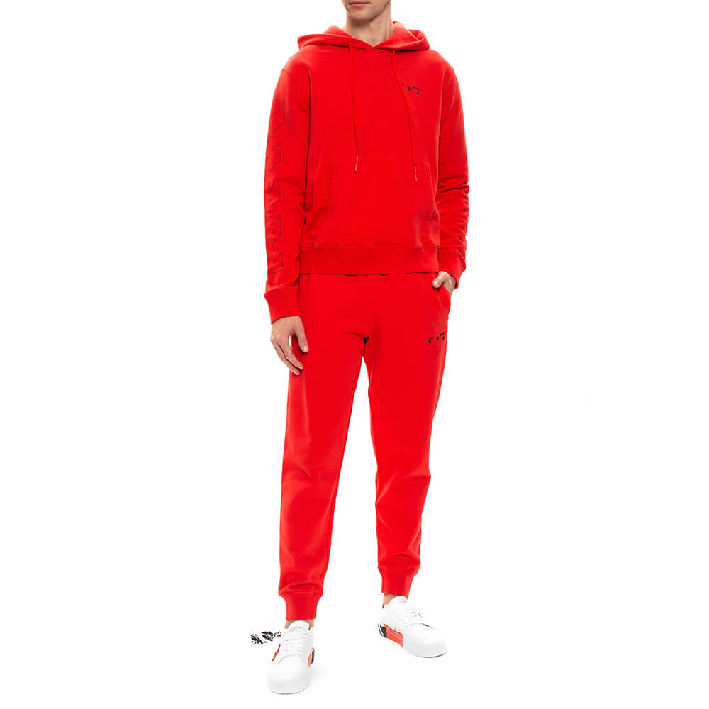 נעלי סניקרס אוף וויט Low Vulcanized בד גברים