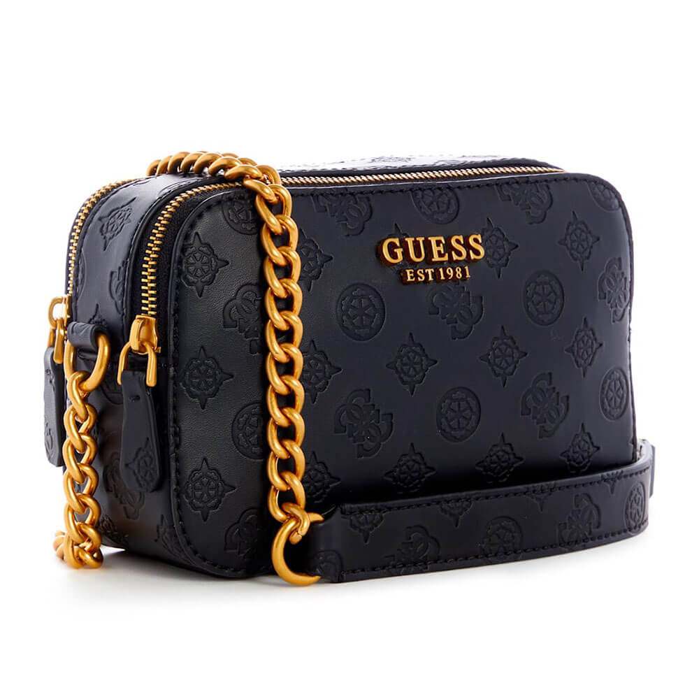 תיק צד Guess לוגו מוזהב נשים - gus-PA787914-BLO-OS
