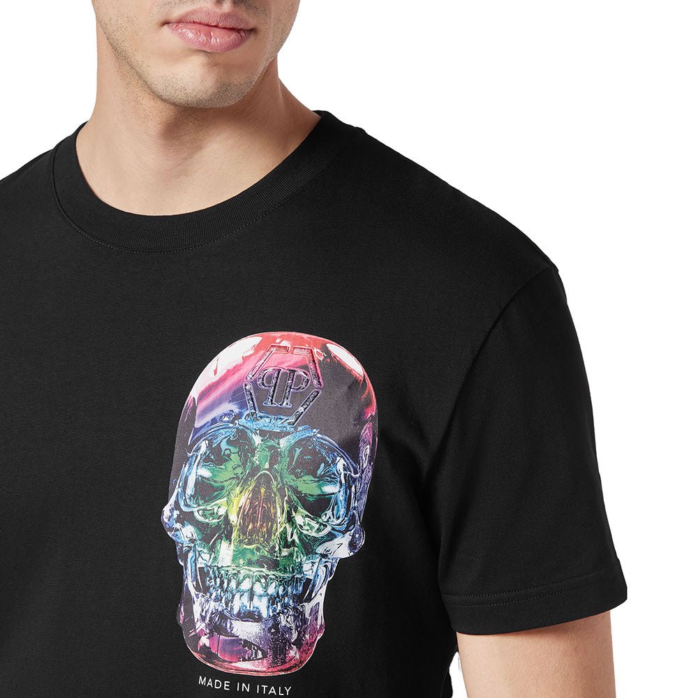 חולצת טישרט פיליפ פליין קצרה Glass Skull גברים