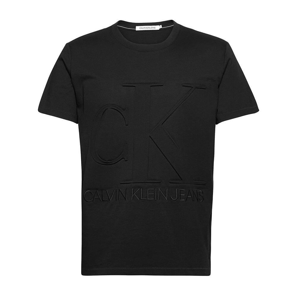 חולצת טישרט קלווין קליין Embossed Regular Tee לגבר