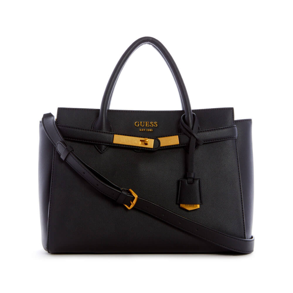 תיק צד Guess בעיטור חגורה קדמית נשים - gus-VA842106-BLA-OS