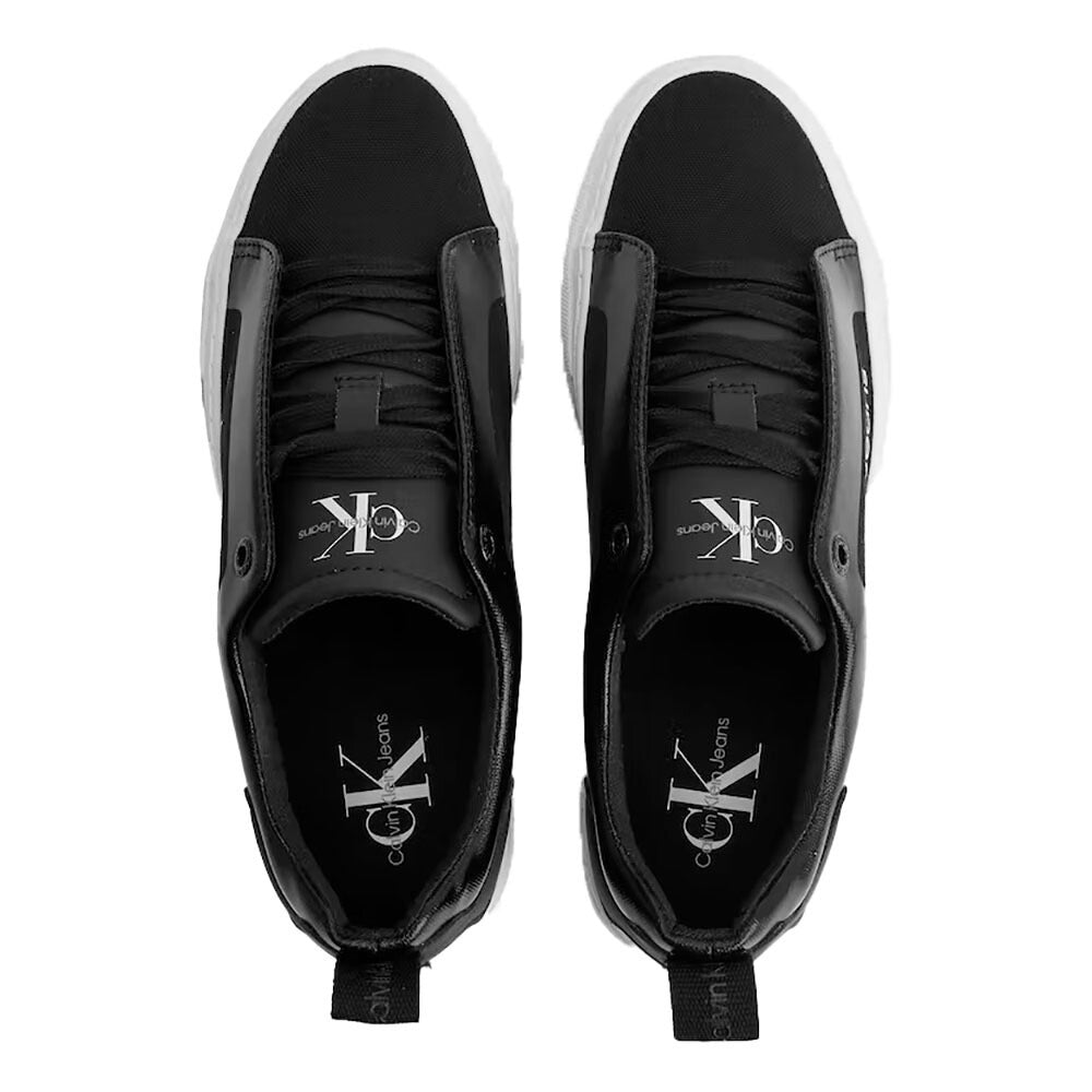 נעלי סניקרס קלווין קליין פלטפורמה Vulcanized Lace Up נשים