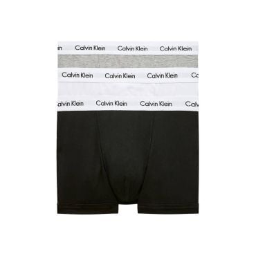 Calvin Klein Men's Boxer Underwear Low Rise Trunk Black Grey White