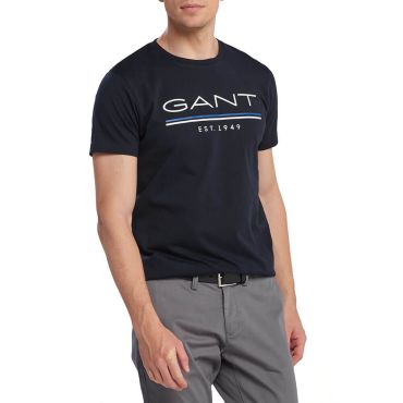 חולצת טישרט גאנט קצרה Est 1949 גברים