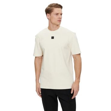 חולצת טישרט קצרה הוגו Stacked Logo גברים