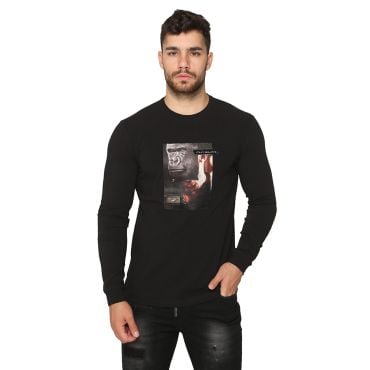 Aldo Moro Men's T-Shirt AM21227-101 Black 