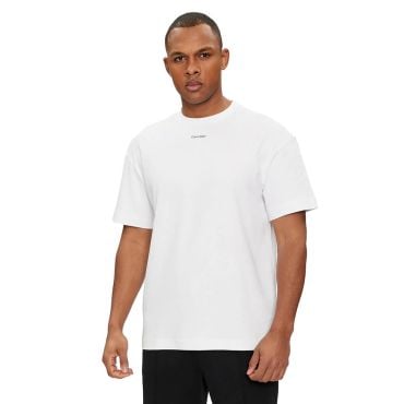 חולצת טישרט קלווין קליין קצרה Nano Logo Interlock גברים